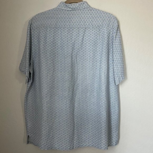 Tasso Elba Silk Linen Blend Men's Large Casual Button-Down Shirts Vacation - Picture 2 of 5